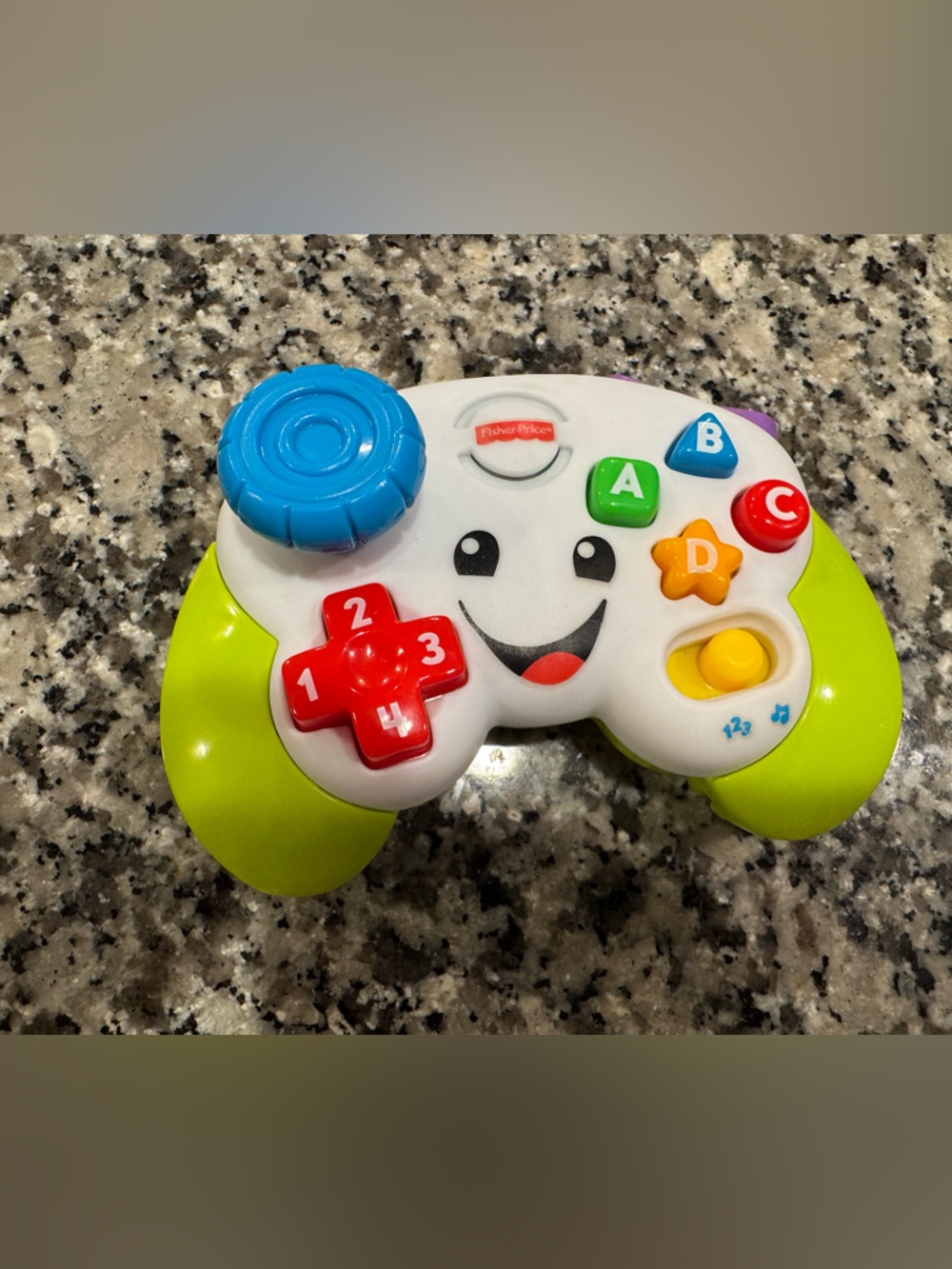 Fisher-Price White, Lime Green & Blue Interactive Baby Game Controller
